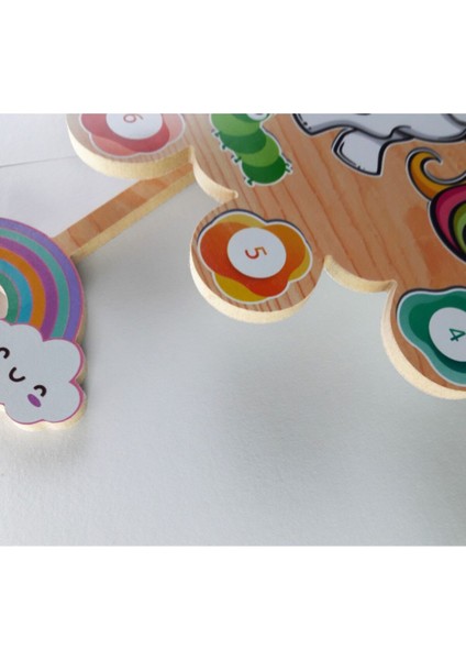 Unıcorn Sarkaçlı Çocuk Odası Ahşap Saat modelleri