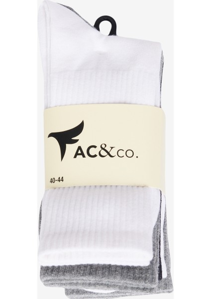 Erkek Siyah-Beyaz-Gri Desenli 5'li Soket Çorap fiyatları