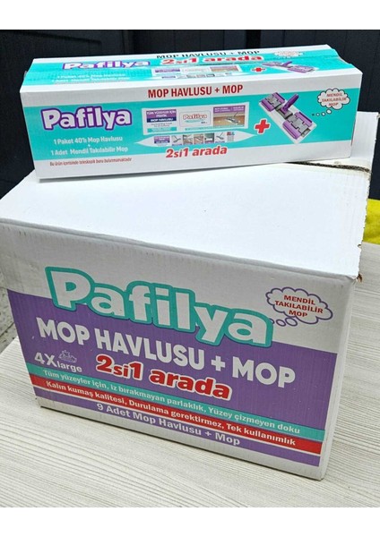 Elite Mop ve Mop Havlusu 2'si Bir Arada ( Mop Sapı Dahil Değildir) 1 Adet