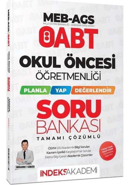 Öabt Meb-Ags Okul Öncesi Öğretmenliği Planla-Yap-Değerlendir Soru Bankası Çözümlü