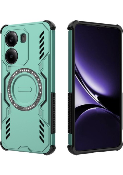 Xiaomi Redmi Note 14 Pro 5g Manyetik Telefon Kılıfı, Güçlü Manyetik Isı Dağılımı Telefon Kılıfı Kapağı Xiaomi Redmi Note 14 Pro 5g (Yurt Dışından)