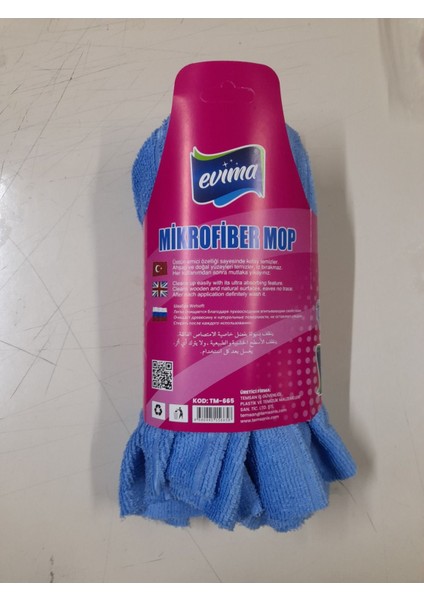 Elite Tüm Saplara Uygun Havlu Mikrofiber Mop Ucu 1 Adet
