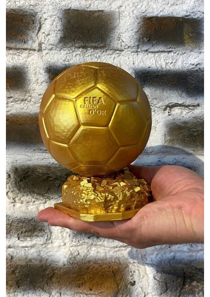 Ballon D'or 15 cm Boyunda (Hediye Paketi Ile Beraber) Beton Büst/figür/biblo 1 Adet fırsatları