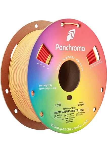 Panchroma Pla Dual Filament Mat Gündoğumu (Kırmızı - Sarı)