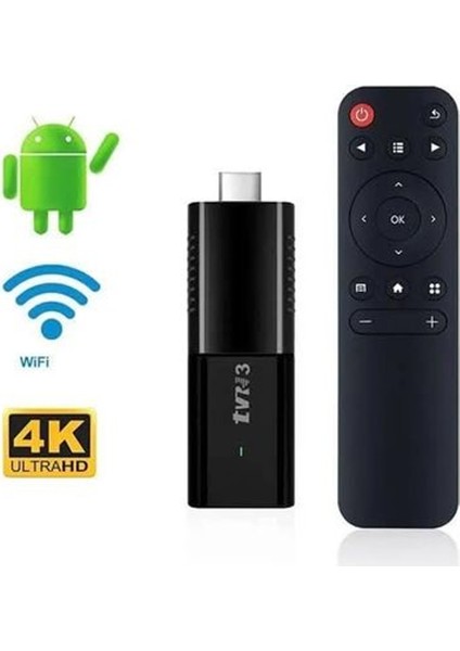 Android Stick Dongle 4K 2-16 5g Bt5.0 Google Netflix Youtube Tvr3 R42