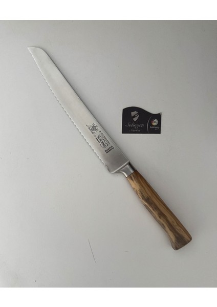 Max Melchıor Dövme Çelik Zeytin Ağaç Ekmek Bıçağı 21CM fiyatları