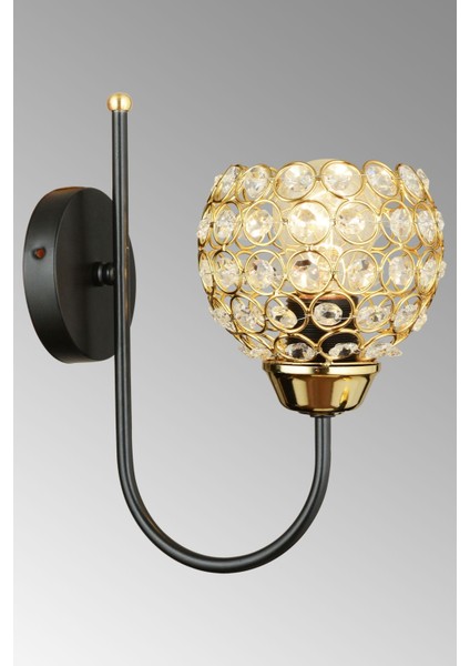 Siyah Baston Kristal Modern Aplik fiyatları