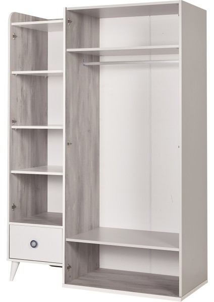 Hope 3 Kapaklı Gardrop (Izlanda Mavi) fiyatları