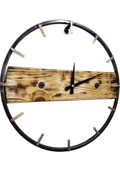 Ahşap Metal 42 cm Duvar Saati modelleri