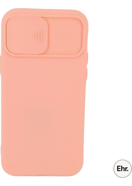 iPhone 12 Mini Uyumlu Kamera Sürgülü Mat Silikon Kılıf fiyatları