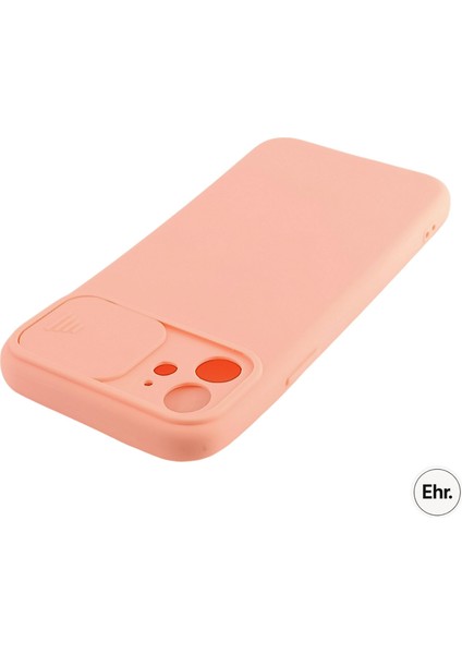 iPhone 12 Mini Uyumlu Kamera Sürgülü Mat Silikon Kılıf fırsatları