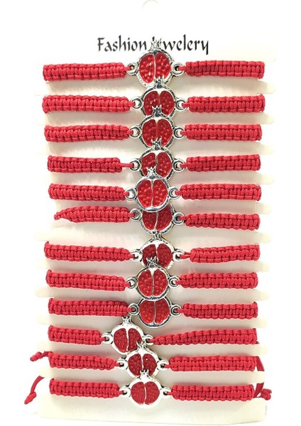 12’şerli Ayarlanabilir Ipli Unisex Bijuteri Bileklik Seti