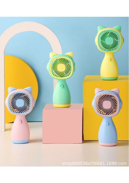 Yeni El Küçük Fan Taşınabilir USB Karikatür Mini Cep Fan (Yurt Dışından)