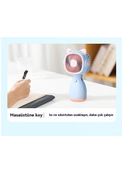 Yeni El Küçük Fan Taşınabilir USB Karikatür Mini Cep Fan (Yurt Dışından)