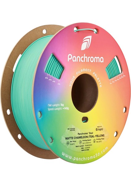 Panchroma Pla Dual Filament Mat Bukalemun (Camgöbeği - Sarı)