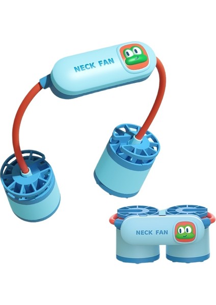 Yeni Asılı Boyun Küçük Fan El Taşınabilir USB Fan (Yurt Dışından)