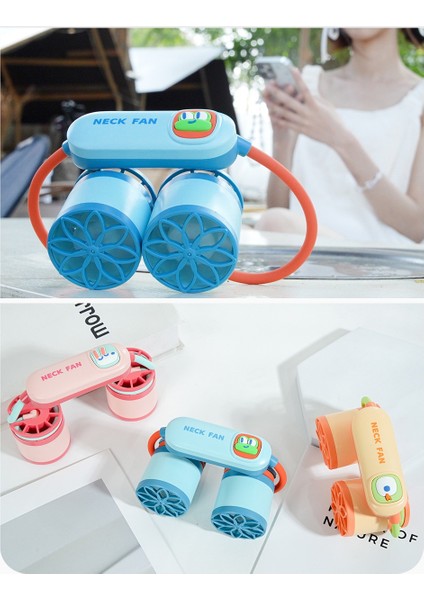 Yeni Asılı Boyun Küçük Fan El Taşınabilir USB Fan (Yurt Dışından)