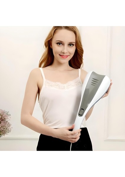 Çift Başlıklı 2 Kademeli Boyun Bel Sırt Bacak Masaj Aleti Büyük Boy 4 Başlık