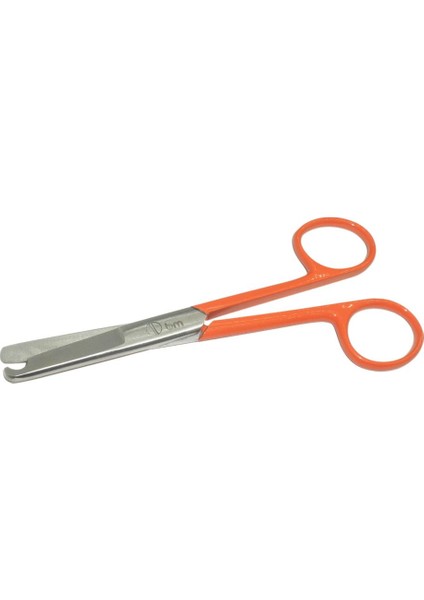 Mikrocerrahi Dikiş Alma Makası 4.9 Inç Turuncu Çelik Eğitim Materyali