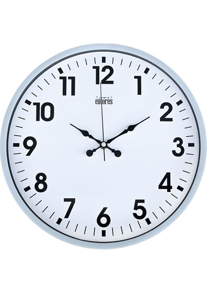 37 cm Dekoratif Gerçek Cam Sessiz Mekanizma Duvar Saati