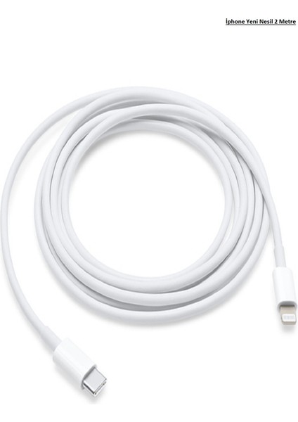 iPhone 11-12 Pro Type-C - Lightning Şarj ve Data Kablosu 2 Metre