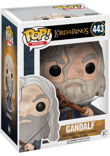 Pop! The Lord Of The Rings Gandalf Vinil Figür 9,5 cm #443 Harry Potter Temalı fiyatları