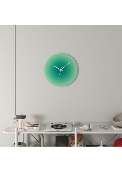 Modern Tasarım Neon Renkli Duvar Saati 30CM