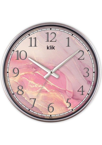 Simplex Isparta Mermer Dekoratif 38 cm Duvar Saati