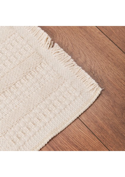 Soft Ruut Rutenna Halı - Ekru - 160X230 cm fırsatları