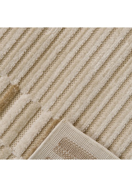 Soft Mono Tozumaz Antialerjik Halı - Bej - 80X150 cm modelleri
