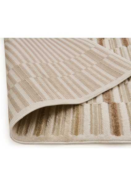 Soft Mono Tozumaz Antialerjik Halı - Bej - 80X150 cm fırsatları