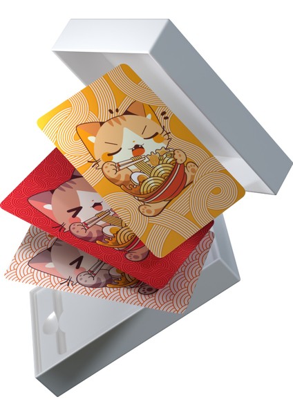 Kripto Para Cüzdanı (Nfc-Soğuk Cüzdan)(3'lü Paket) Ramen Cat