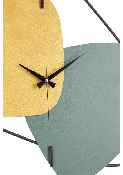 Muyika Brazil Metal Hand-Made 58X55CM Sessiz Mekanizmalı Dekoratif Renkli Duvar Saati Mds-R modelleri