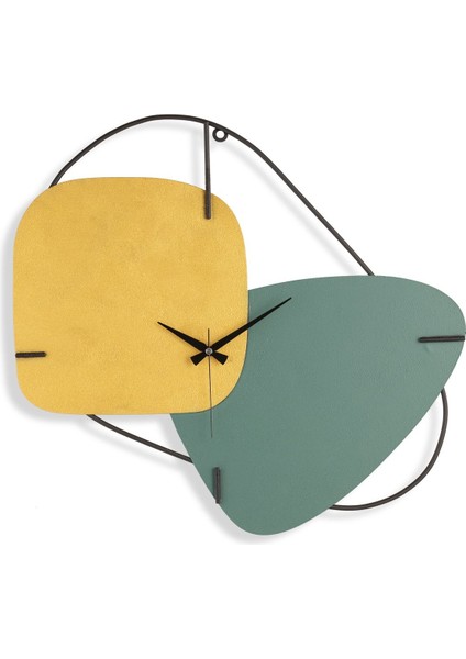 Muyika Brazil Metal Hand-Made 58X55CM Sessiz Mekanizmalı Dekoratif Renkli Duvar Saati Mds-R fırsatları