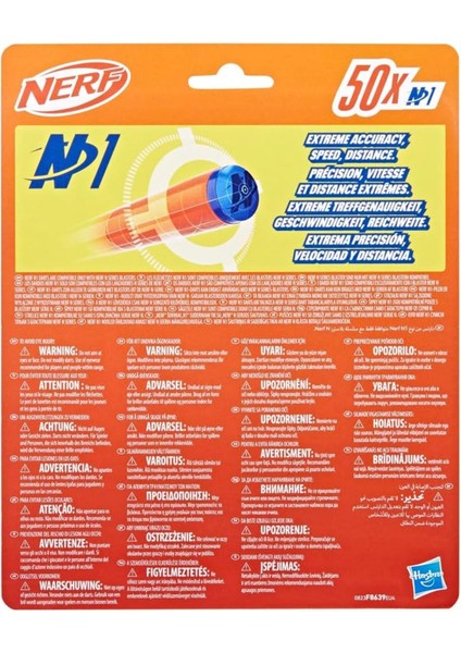 50 Adet Nerf N Serisi N1 Dart