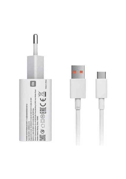 Xiaomi Mi Note 3 Turbo Şarj Cihazı Aleti 33W