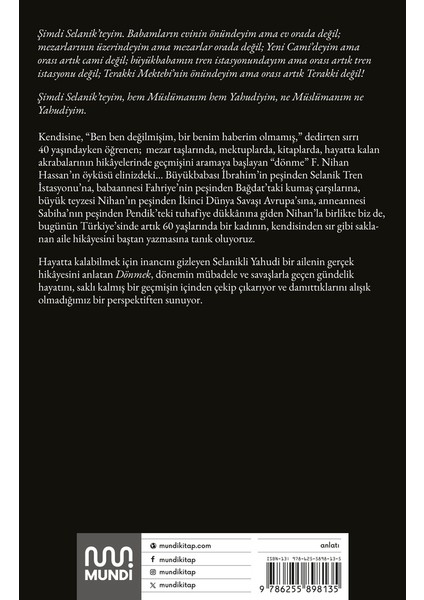 Dönmek - F. Nihan Hassan modelleri