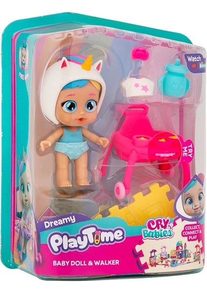 Cry Babies Play Time Mini Bebek ve Yürüteç