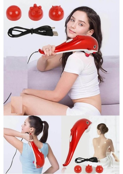 Profesyonel Sessiz Vurmalı Masaj Tabancası 2 Hız Kademeli Elektrikli Sporcu Kas Doku Masaj Aleti