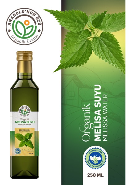 Organik Melisa Suyu ''250ml''