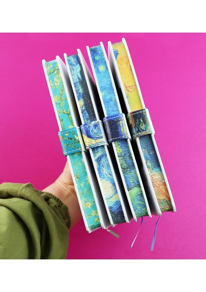 Van Gogh Tasarımlı B6 112 Yaprak Defter BM-1719 modelleri