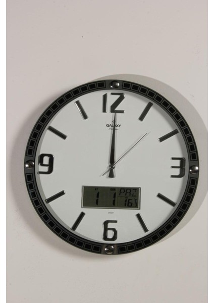 Çerçeveli Yuvarlak Duvar Saatı 40 cm