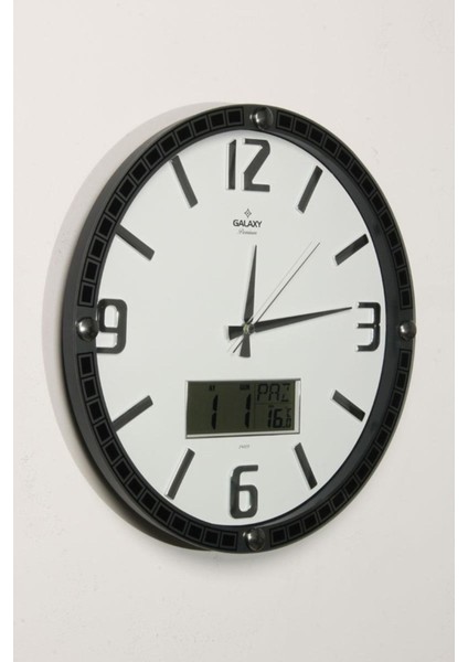 Çerçeveli Yuvarlak Duvar Saatı 40 cm