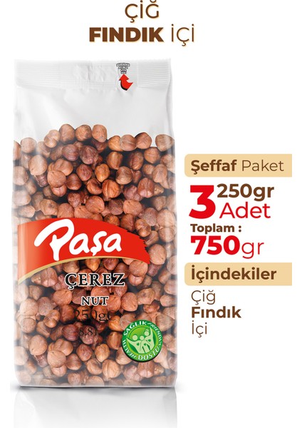 Çiğ Fındık İçi 250 gr x 3 Adet (750 gr) fiyatları