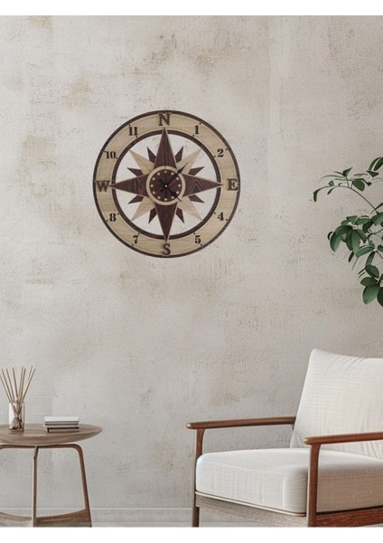 Ahşap Dekoratif Sessiz Duvar Saati fiyatları