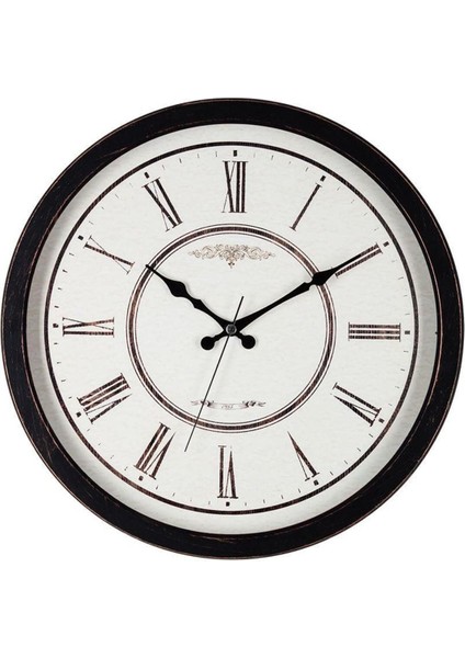 706-3 Modern Kadranlı Roma Rakamlı 42 cm Sessiz Akar Duvar Saati
