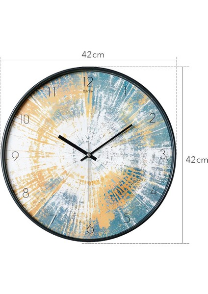 Muyika Pino Kilim Gerçek Cam 42 cm Sessiz Mekanizma Duvar Saati Pds-42 fırsatları