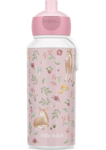 Drinking Bottle Pop Up Campus Içecek Şişesi 400 ml - Fairy Garden