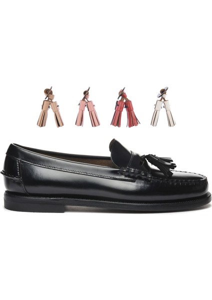 Classic Dan Multi Tassel Kadın Makosen Ayakkabı