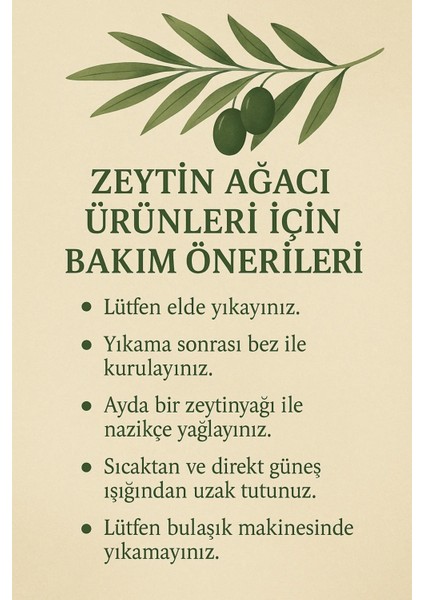 2 Li Zeytin Ağacı Kaşık Seti 32 ve 23 cm El Yapımı, Doğal, Çizmez, Servis ve Pilav Kaşığı